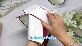 cotton twill envelope pouch