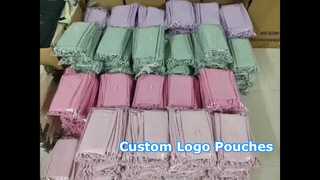 custom pu leather drawstring pouch