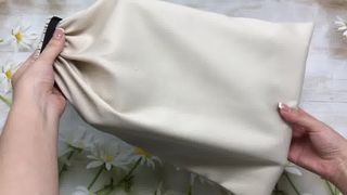 cotton twill drawstring pouch