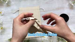 custom cotton linen drawstring dust bag
