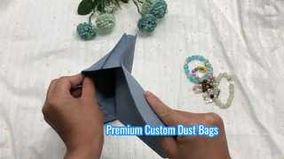 square bottom microfiber envelope pouch